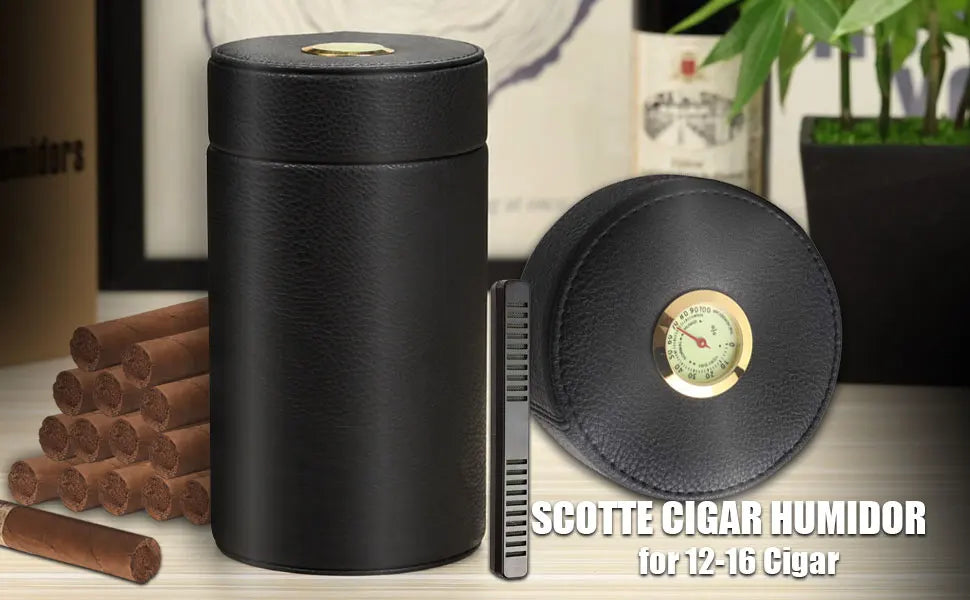 Leather Cigar Humidor