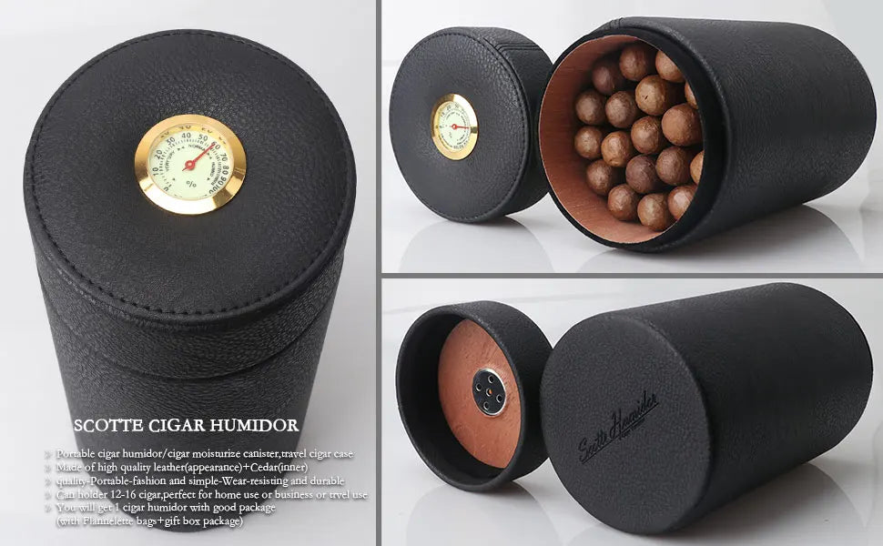 Leather Cigar Humidor