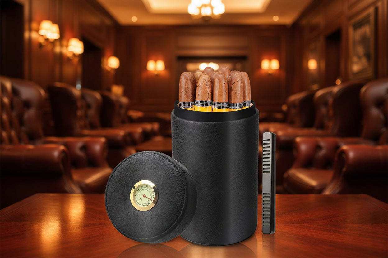 Leather Cigar Humidor