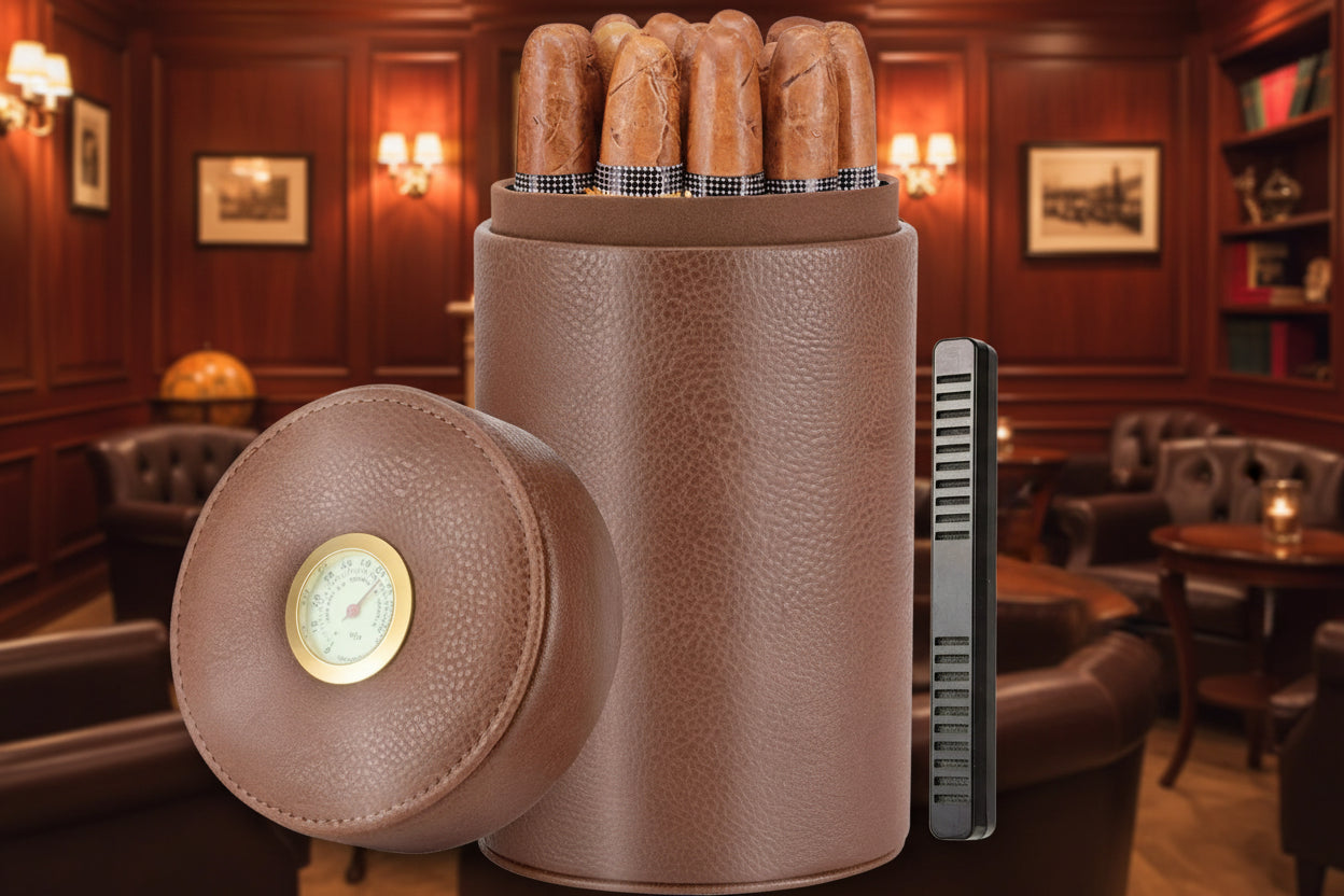 Leather Cigar Humidor